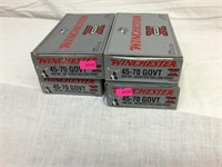 4 boxes of 45-70 300 gr jacketed hollow points, 20