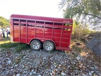 2009 Delta Bumper Pull Cattle Trailer 16ft x 6ft