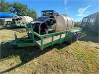 Bumper Pull Trailer w/Power Washer & 2 Tanks