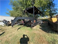 Portable Outdoor Kitchen w/Smoker on Gooseneck