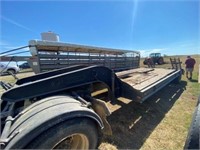 1971 Phelan Single Axle Equipment Trailer w/Drop