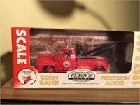 1953 F-100 TOW TRUCK DIECAST BANK