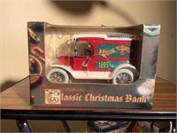 CLASSIC CHRISTMAS DIECAST BANK FORD MODEL T