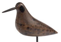 One of several 19th-century shorebirds, this example from the gunning rig of Theodore Rogers (Jamaica Bay, Long Island, NY)