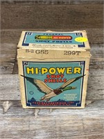 Vintage Box High Powered Shot Shells 1 1/2oz 12ga