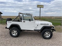 1989 Jeep Wrangler Sport - SEE NOTES BELOW