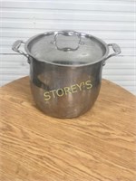 S/S induction Ready Pot w/ Lid - 12 x 10