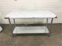 S/S Work Table - 4' x 30"