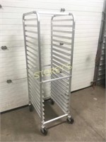 Alumin Mobile Baker's Rack - 21 x 27 x 69