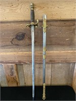 Antique Ames Knights Masonic Sword Kalamazoo