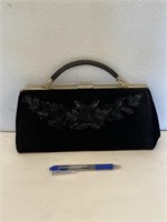 Ladies Vintage Black Handbag/Clutch