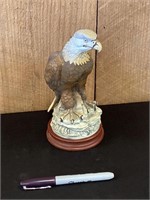 Vintage Bald Eagle By Andrea FigurineW/Stand
