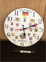 Deutschland Germany Wall Clock