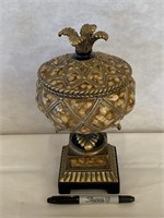 Decorative Compote With Lid