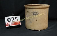 STONEWARE 2 GALLON CROWN CROCK