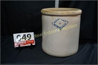 PITTSBURG POTTERY CO. DIAMOND BRAND #4 CROCK