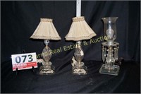 ASSORTMENT OF SMALL LAMPS