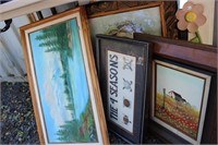 LARGE LOT OF FRAMED PRINTS