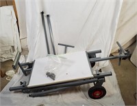 Mobile Woodworking Toolbench W/ Rollers