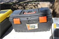 BLACK AND DECKER TOOL BOX AND CONTENTS