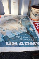 WWII. "US ARMY" "SPECIALISTS IN SUCCESS" SIGN