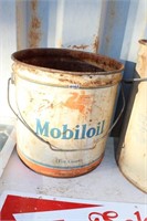 VTG. "MOBLOIL" 3 GAL OIL CAN