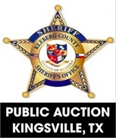 Kleberg County Sheriff's Office online auction 10/25/2021