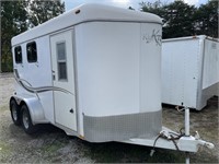 2002 KIEFER BUILT 2 HORSE TRAILER EAGLE XLA