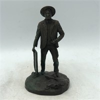 WILL ROGERS METAL STATUE