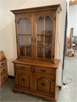 Welsh-Style China Cabinet w/ Wooden Dowels