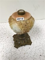 Unique flowered kerosene lamp. Internal threads