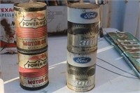 LOT OF FOUR VTG. OIL CANS