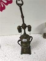 Antique brass electric lamp