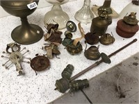 Assorted lamp parts. - ALL