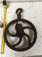 Antique Pulley cast iron