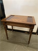 Brandt Leather & Birch Game Table/Desk