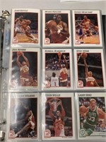 SPORTS CARD ALBUM FILLED WITH CARDS