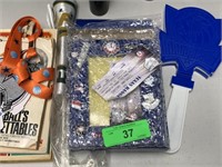 LOT OF MISC SPORTS RELATED ITEMS FRAMES / ETC