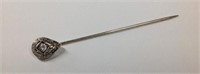 14k yellow gold Antique Stick Pin features