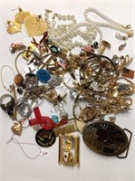 Lot of Costume Jewelry; some sterling,