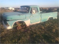 1963/64 GMC  pickup frame and body,