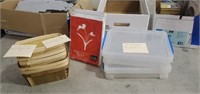 2 clear display/storage box 10 1/4x13 3/4 in with