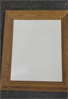 25x21in. Wooden framed dry erase board