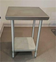Stainless steel utility table