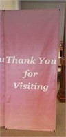 31 x 70 Thank you' sign