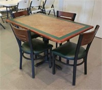 Rectangle table and 4 chairs