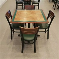 Square table 4 chairs