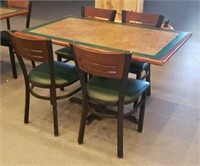 Rectangle table 4 chairs