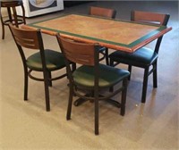 Rectangle table 4 chairs