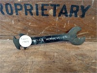 Early Spanner. Marked "Indian Motorcycles"